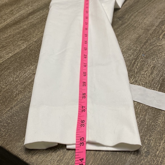 H&M white side zipper pants size 8 - Picture 7 of 7